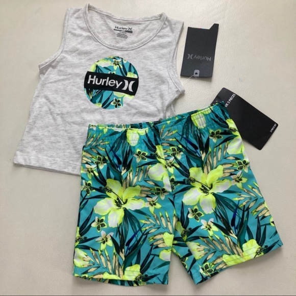 Hurley Other - Hurley colorful sleeveless shorts set 2258